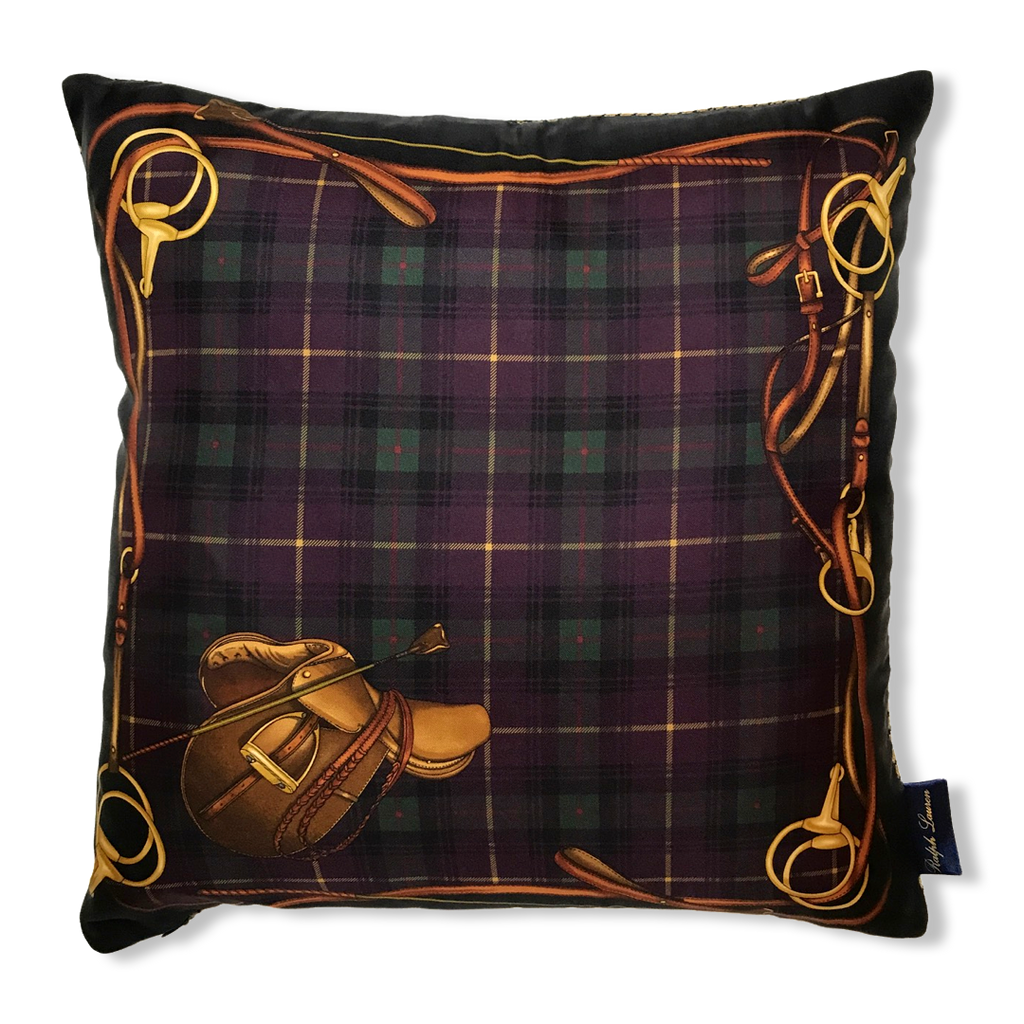 Ralph lauren plaid throw pillows hot sale