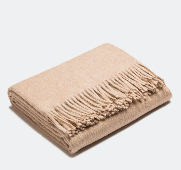 Alpaca-Wool Blanket, Palomino