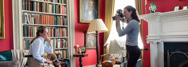 Modern Equestrian Shop's Photoshoot with Georgina Preston at The Welbourne Inn, Middleburg, VA
