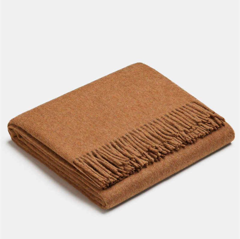 Camel wool 2025 blanket