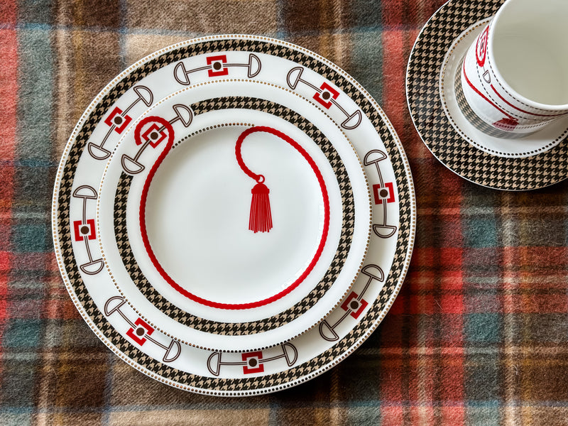 Equestrian Collection Dinnerware- 5 Piece Set