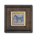 Hand-Painted Equestrian Tile – after Hedward Dewey