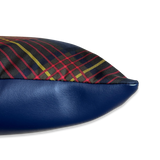 Vintage Ralph Lauren Tartan Equestrian Silk Scarf Pillow