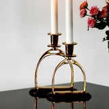 Small Brass Stirrup Candleholder