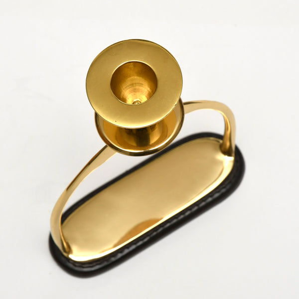 Small Brass Stirrup Candleholder