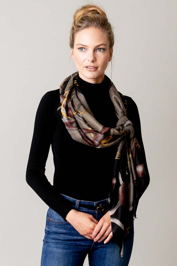 Cavallo Scarf, Olive