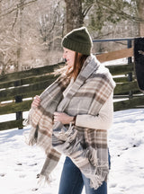 Lambswool Blanket in Mackellar Tartan