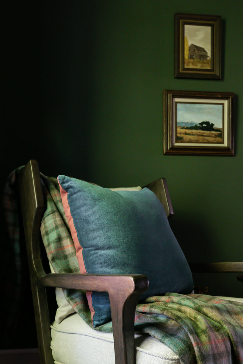 Lambswool Blanket in Fraser Hunting Weathered Tartan