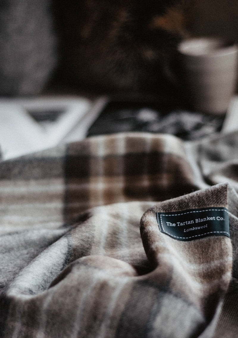 Lambswool Blanket in Mackellar Tartan