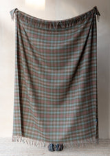 Lambswool Blanket in Fraser Hunting Weathered Tartan