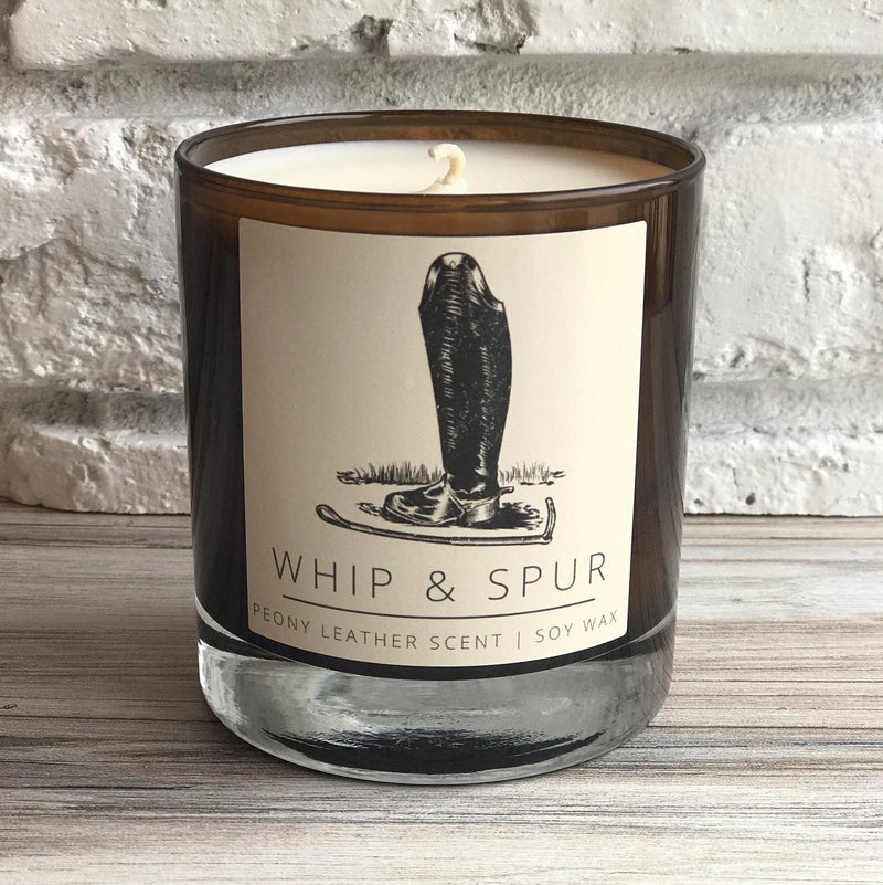 Whip and Spur Equestrian Candle