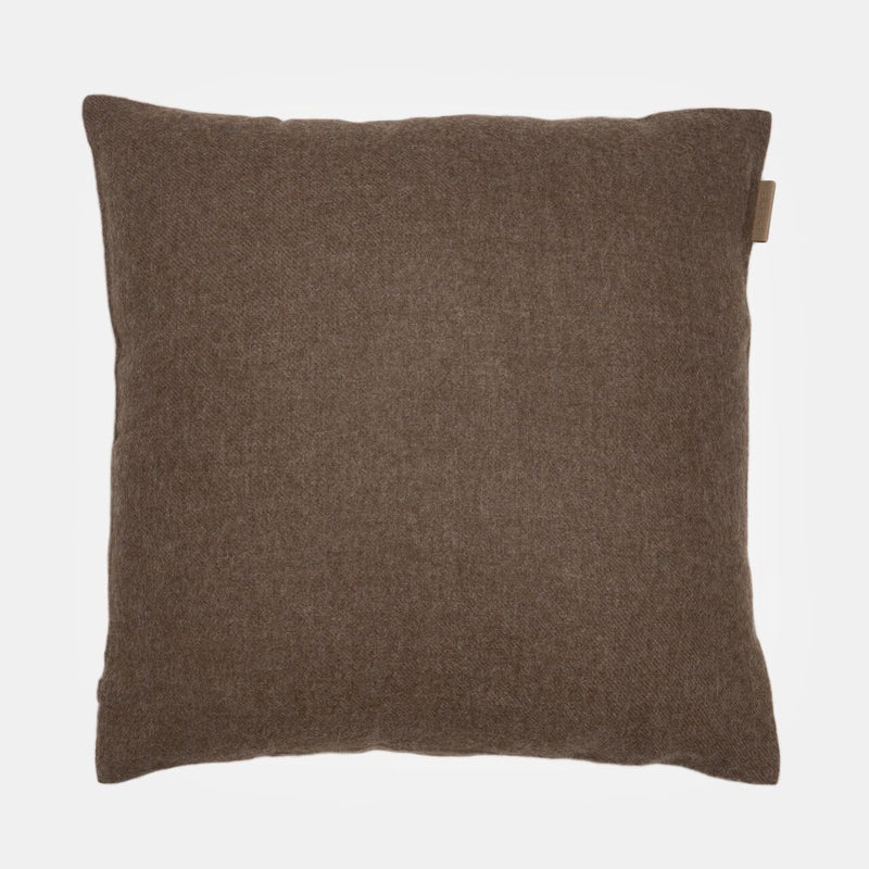 Alpaca Wool Throw Pillow- Cappuccino
